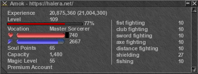 Signature for player Amok