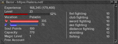 Signature for player Beror