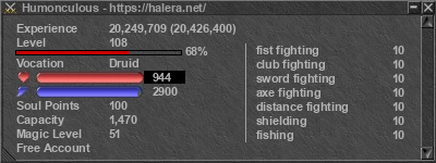 Signature for player Humonculous