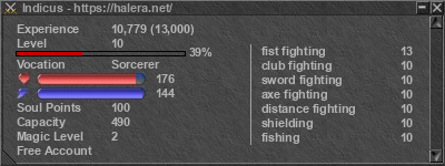 Signature for player Indicus