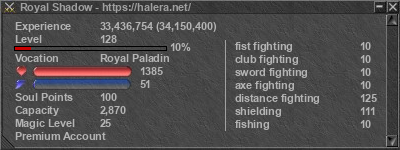 Signature for player Royal Shadow