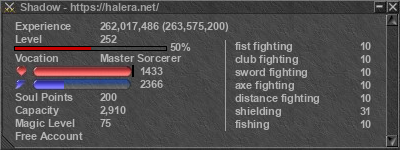 Signature for player Shadow
