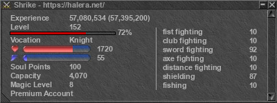 Signature for player Shrike