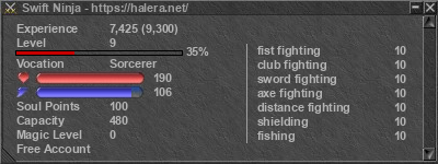 Signature for player Swift Ninja