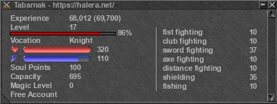 Signature for player Tabarnak