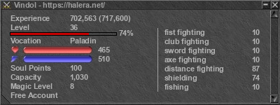 Signature for player Vindol